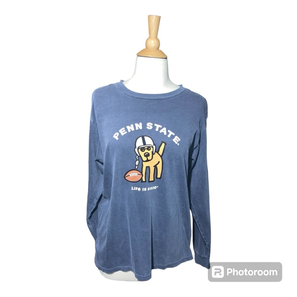 NWT Life Is Good Jake Football Dog- Penn State, Size: Small